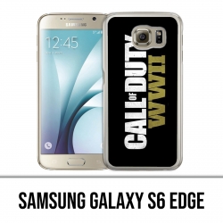 Carcasa Samsung Galaxy S6 Edge - Logotipo de Call of Duty Ww2
