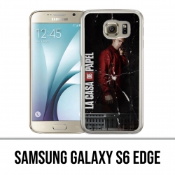Carcasa Samsung Galaxy S6 edge - Máscara dividida de Berlín Casa De Papel