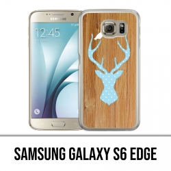 Coque Samsung Galaxy S6 EDGE - Cerf Bois