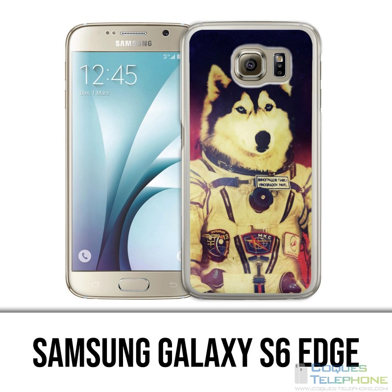 Samsung Galaxy S6 edge case - Dog Jusky Astronaut