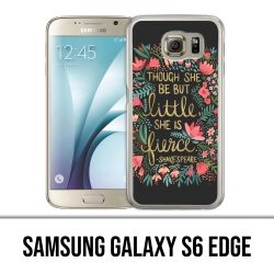 Carcasa Samsung Galaxy S6 Edge - Cita de Shakespeare