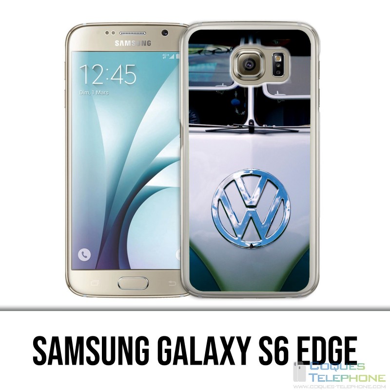 Coque Samsung Galaxy S6 EDGE - Combi Gris Vw Volkswagen