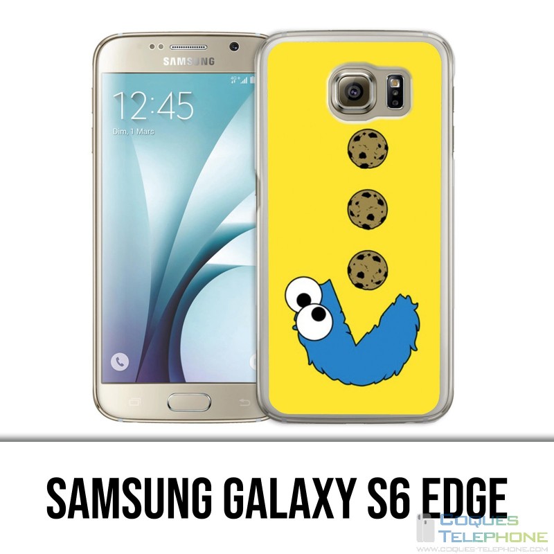 Custodia per Samsung Galaxy S6 Edge - Cookie Monster Pacman