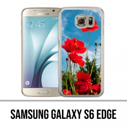 Custodia per Samsung Galaxy S6 Edge - Poppies 1