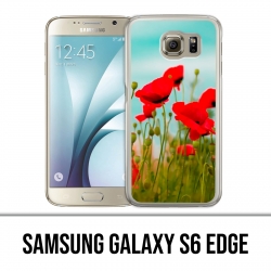Custodia edge Samsung Galaxy S6 - papaveri 2