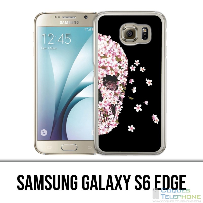 Samsung Galaxy S6 Edge Hülle - Crane Flowers 2