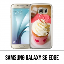 Custodia edge Samsung Galaxy S6 - Cupcake rosa