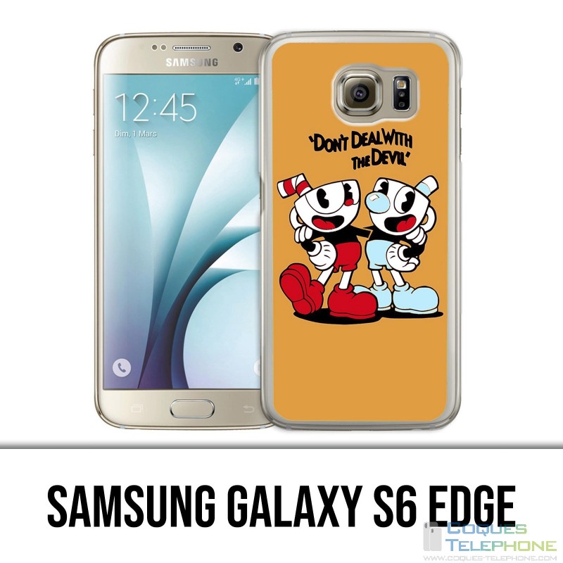 Samsung Galaxy S6 edge case - Cuphead