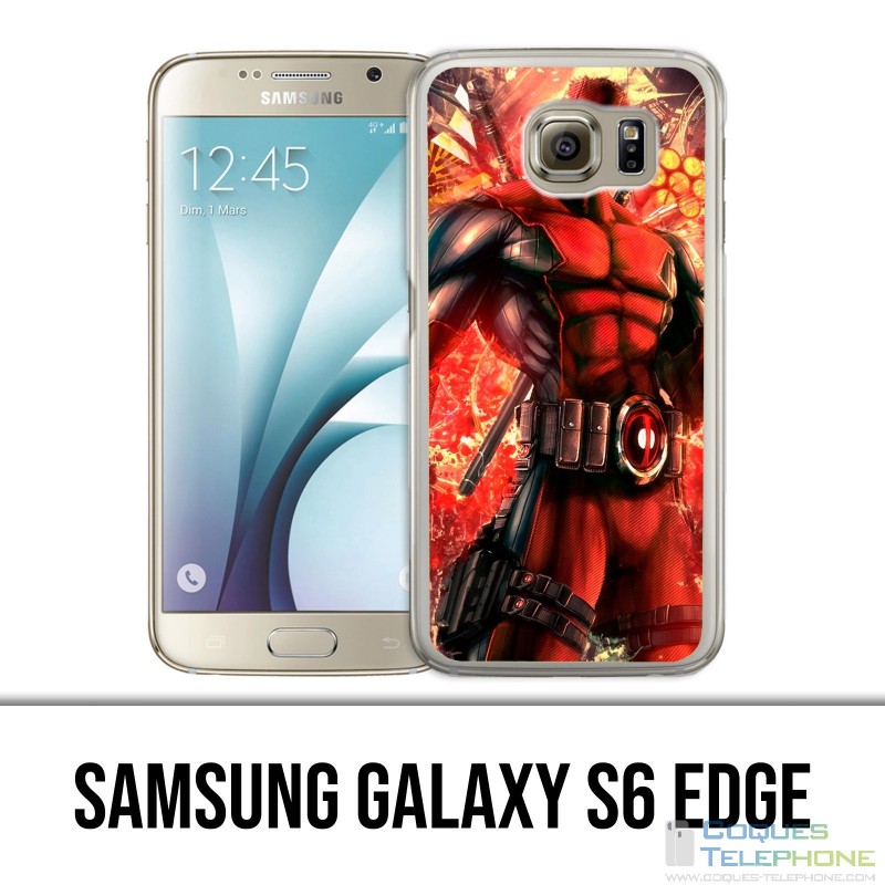 Custodia per Samsung Galaxy S6 Edge - Deadpool Comic