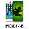 Coque iPhone 4 / 4S - Grenouille Feuille