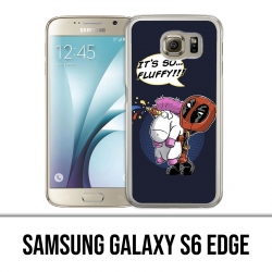 Samsung Galaxy S6 Edge Case - Deadpool Fluffy Unicorn