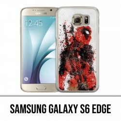 Samsung Galaxy S6 Edge Hülle - Deadpool Paintart