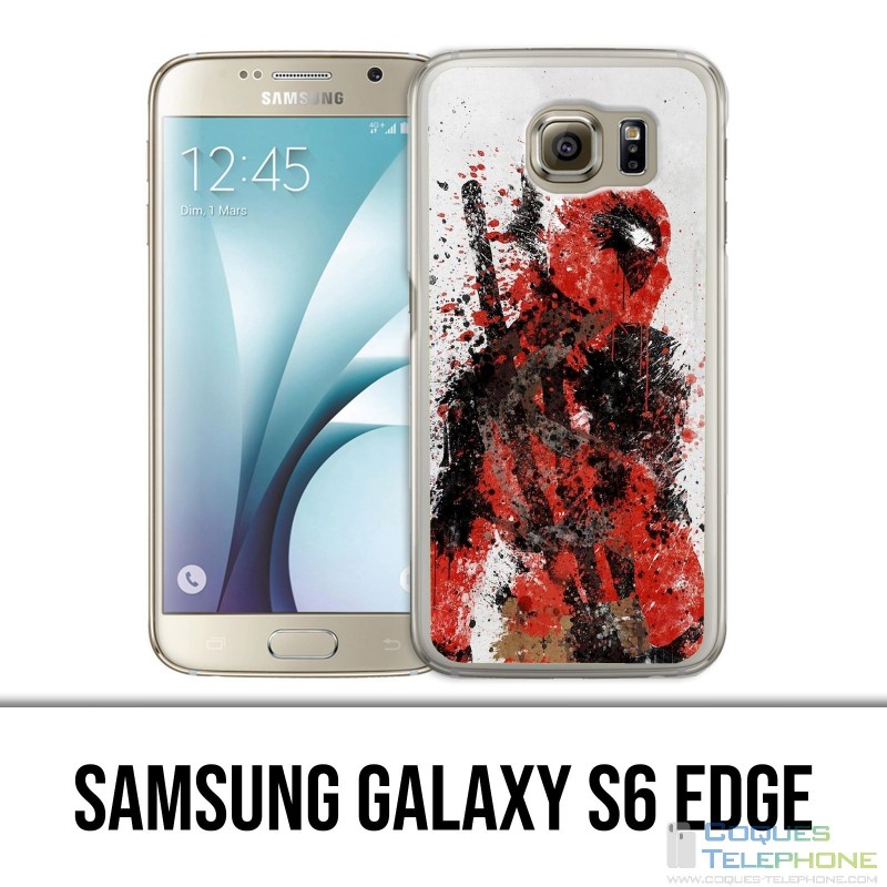 Coque Samsung Galaxy S6 EDGE - Deadpool Paintart
