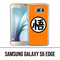 Custodia per Samsung Galaxy S6 Edge - Logo Dragon Ball Goku