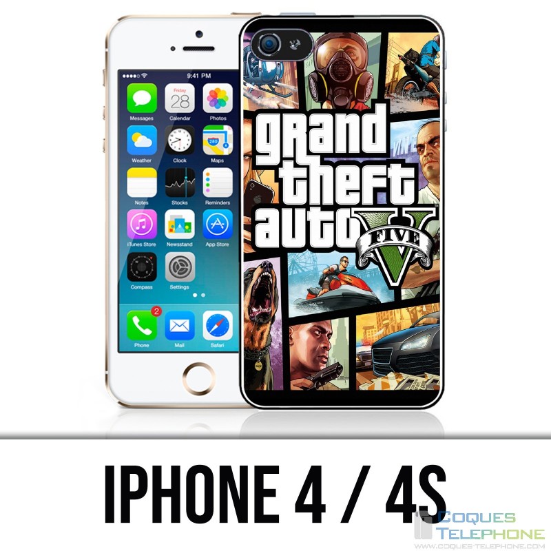 Coque iPhone 4 / 4S - Gta V