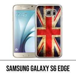 Carcasa Samsung Galaxy S6 Edge - Bandera del Reino Unido Vintage