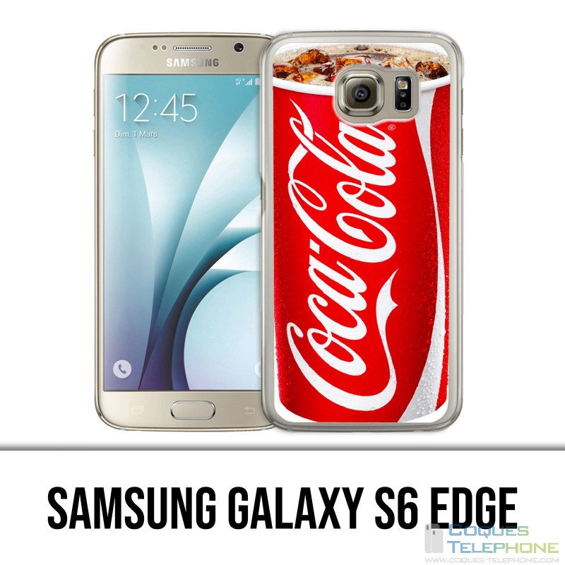 Coque Samsung Galaxy S6 EDGE - Fast Food Coca Cola