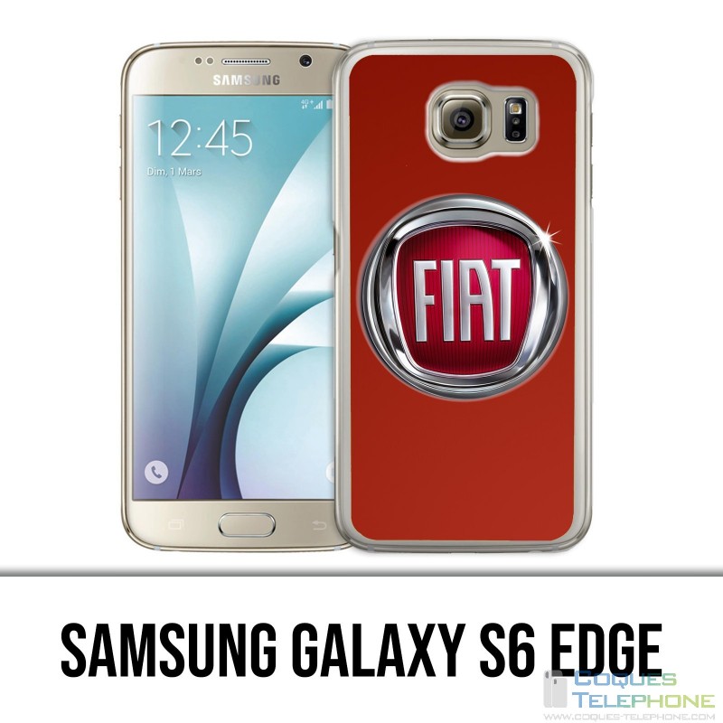 Custodia per Samsung Galaxy S6 Edge - Logo Fiat