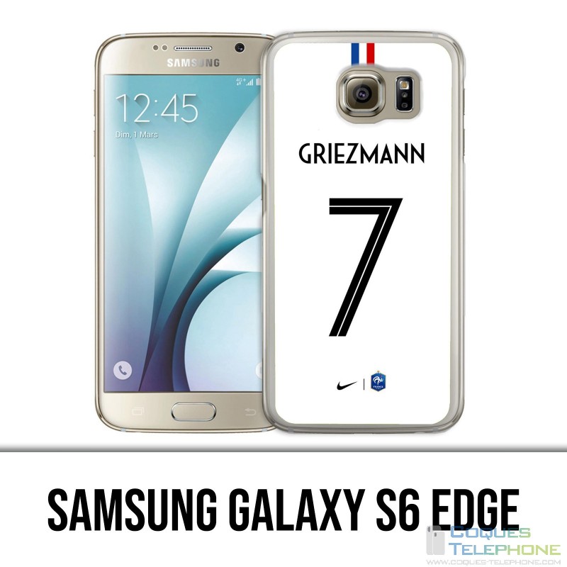 Custodia con bordo Samsung Galaxy S6 - Maglia calcio France Griezmann