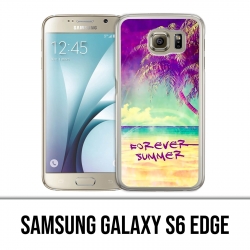 Samsung Galaxy S6 Edge Hülle - Für immer Sommer