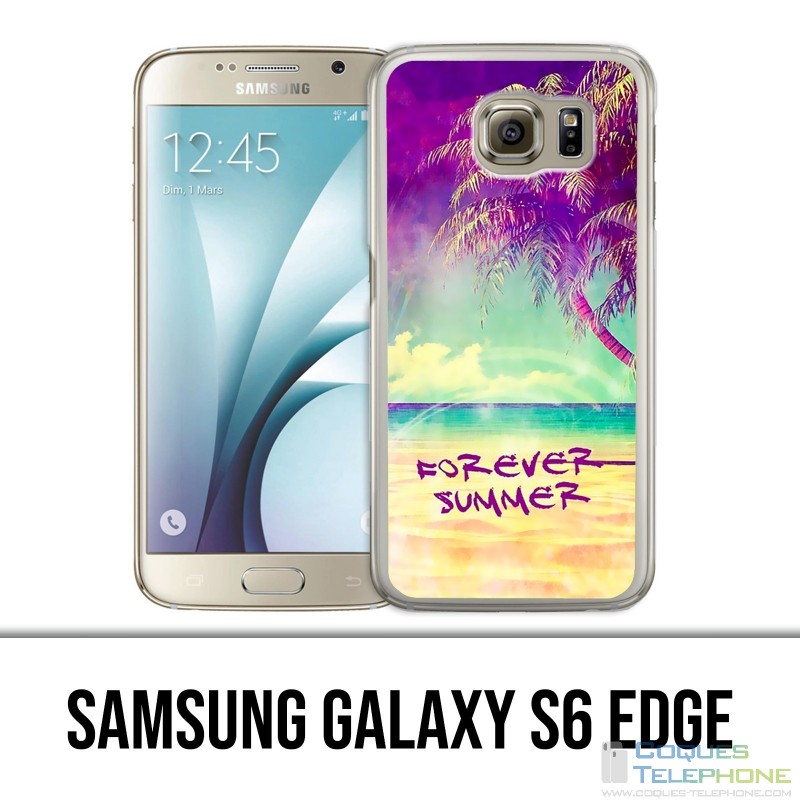 Samsung Galaxy S6 Edge Hülle - Für immer Sommer