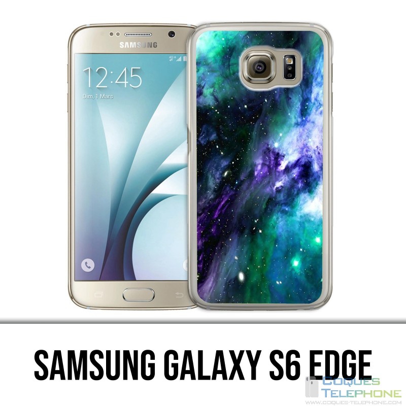 Samsung Galaxy S6 edge case - Galaxie Blue