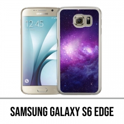 Samsung Galaxy S6 edge case - Purple galaxy