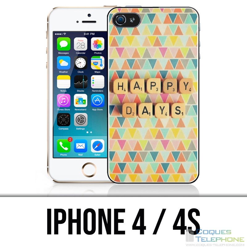 IPhone 4 / 4S case - Happy Days