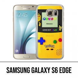 Custodia per Samsung Galaxy S6 Edge - Game Boy Colore Pikachu Giallo Pokeì lun