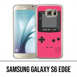 Custodia per Samsung Galaxy S6 Edge - Game Boy Colore rosa