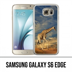 Coque Samsung Galaxy S6 EDGE - Girafe Fourrure