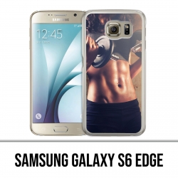Carcasa Samsung Galaxy S6 Edge - Chica Culturismo