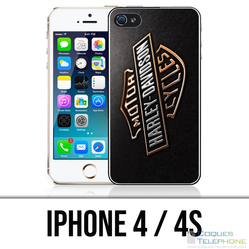 Funda iPhone 4 / 4S - Logotipo Harley Davidson 1