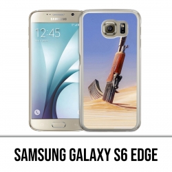 Custodia edge Samsung Galaxy S6 - Gun Sand