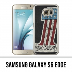 Custodia per Samsung Galaxy S6 Edge - Logo Harley Davidson
