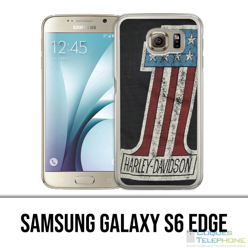 Carcasa Samsung Galaxy S6 Edge - Logotipo de Harley Davidson