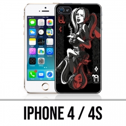 Coque iPhone 4 / 4S - Harley Queen Carte