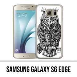 Coque Samsung Galaxy S6 EDGE - Hibou Azteque