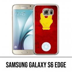 Samsung Galaxy S6 Edge Hülle - Iron Man Art Design