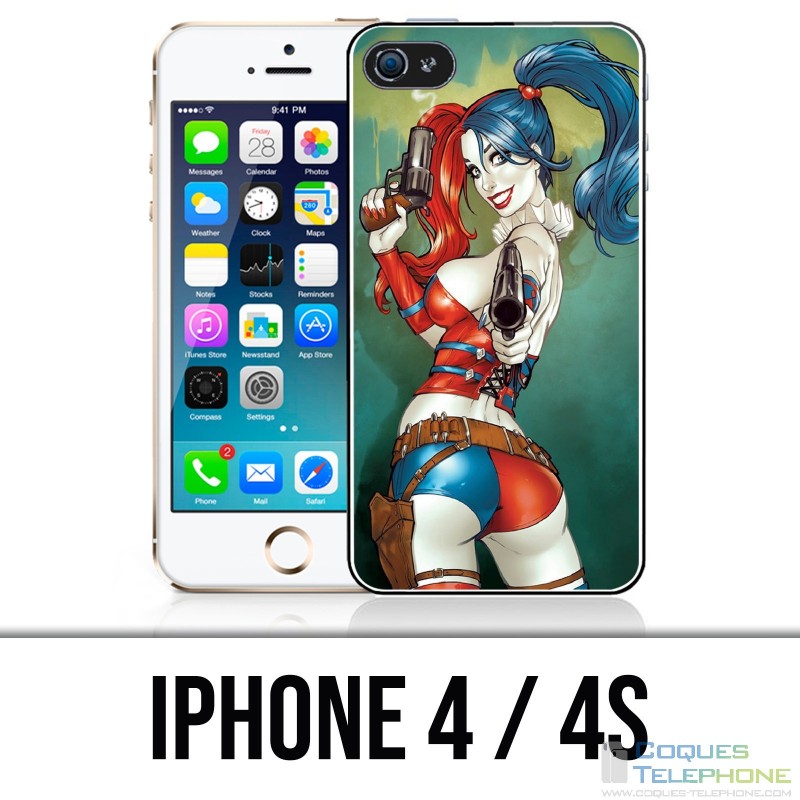 Funda iPhone 4 / 4S - Harley Quinn Comics