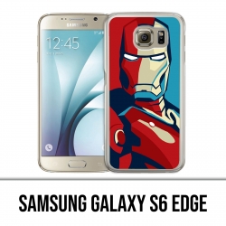 Funda Samsung Galaxy S6 Edge - Póster de diseño Iron Man