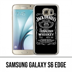 Custodia per Samsung Galaxy S6 Edge - Logo Jack Daniels