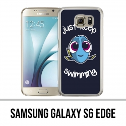 Samsung Galaxy S6 Edge Hülle - Schwimmen Sie einfach weiter