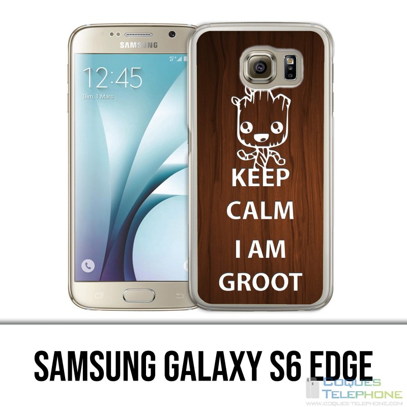 Samsung Galaxy S6 Edge Case - Keep Calm Groot