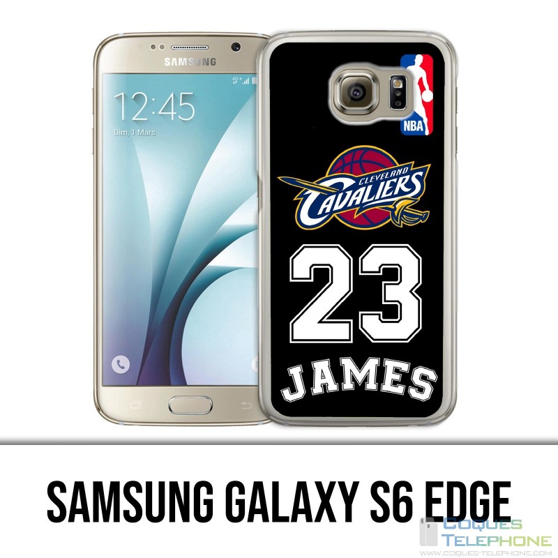 Custodia per Samsung Galaxy S6 Edge - Lebron James Black
