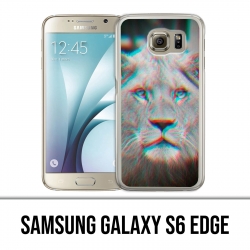 Custodia edge Samsung Galaxy S6 - Lion 3D
