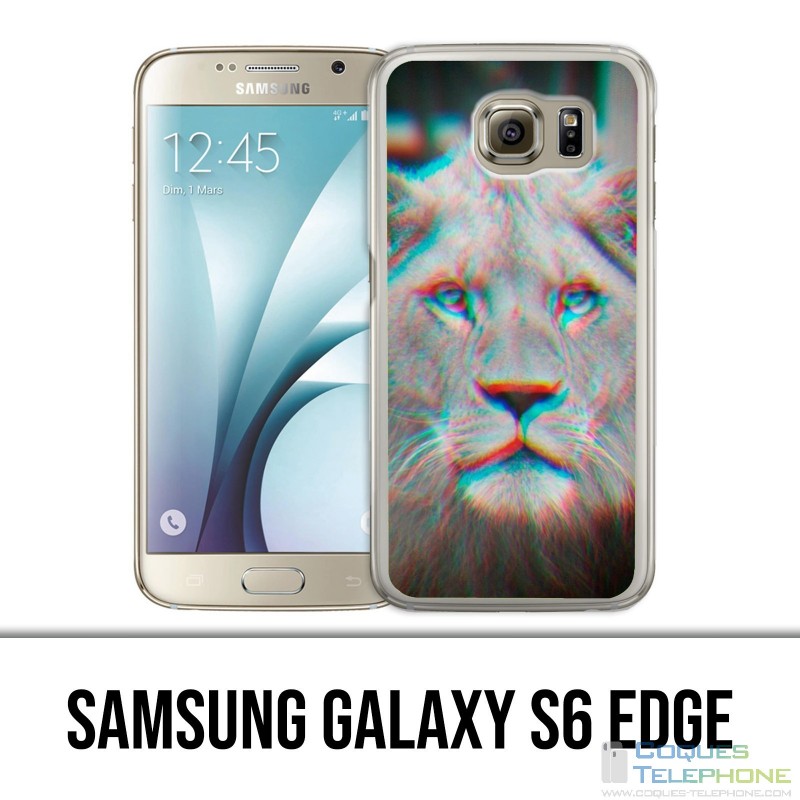 Samsung Galaxy S6 edge case - Lion 3D
