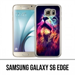 Coque Samsung Galaxy S6 EDGE - Lion Galaxie