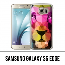 Custodia per Samsung Galaxy S6 Edge - Leone geometrico
