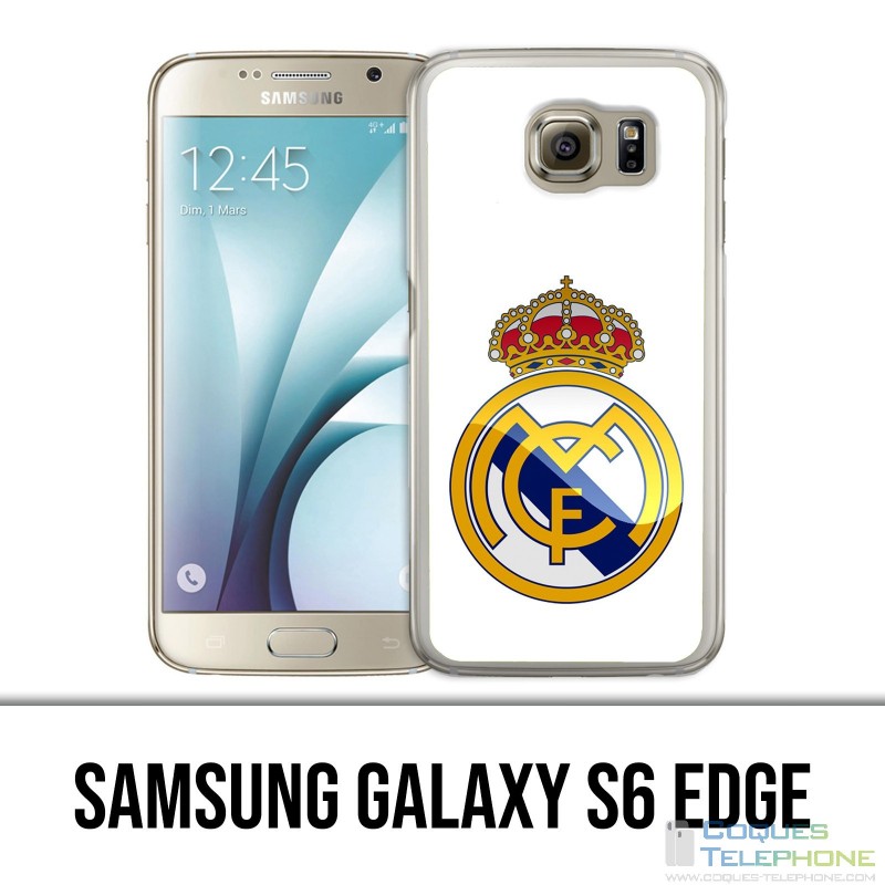 Custodia per Samsung Galaxy S6 Edge - Logo Real Madrid
